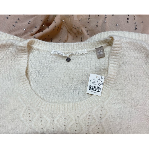 Anthropologie Knotted & Knotted Cabled Ballerina Tunic Sweater - NWT - SZ L - Picture 12 of 16